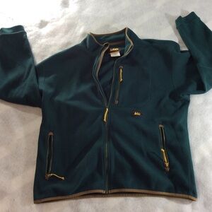 REI Men's Green and Brown Jacket Size Large #345